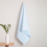 Welspun Living Harper Stripe 순면 바스타월 76x147cm