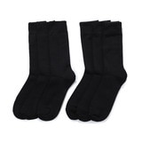 싹스탑 남성 울 양말 6족 - 블랙