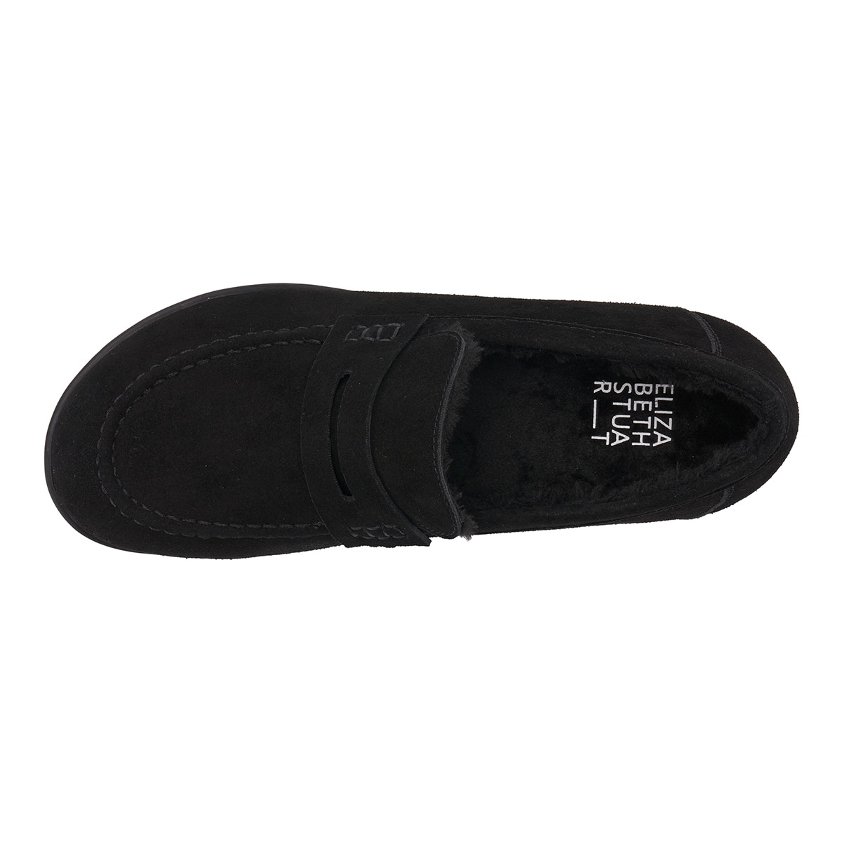Elizabeth Stuart Leather Fur Loafer - Brown
