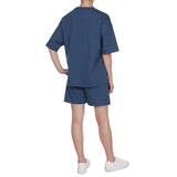 게스 여성 코튼 라운지 상하의 세트 - 블루