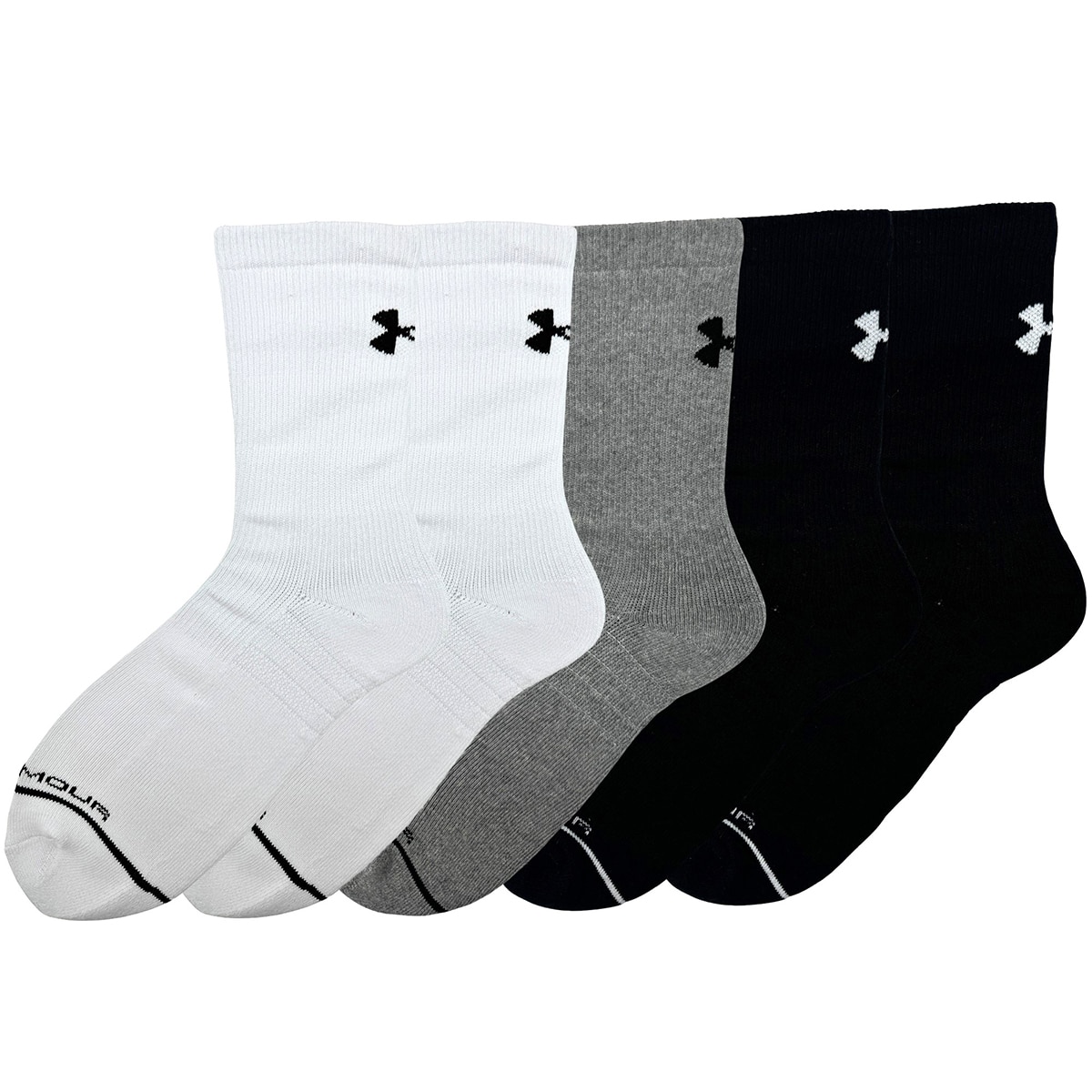 언더아머 성인 장목 양말 5족 - 여성 멀티