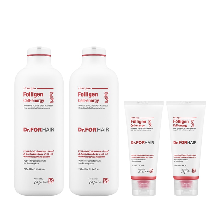 닥터포헤어 셀에너지 샴푸 750ml x 2 + 100ml x 2