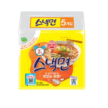 오뚜기 스낵면 108g x 40