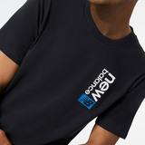 뉴발란스 남성 반소매 티셔츠 - 블랙