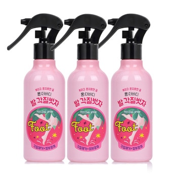 엘지 온더바디 풋필링 스프레이 3개240ml x3개