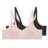 코데즈 컴바인 스포츠 브라 2매 - 블랙/핑크베이지, 85A 코데즈 컴바인 스포츠 브라 2매 - 블랙/핑크베이지, 85A