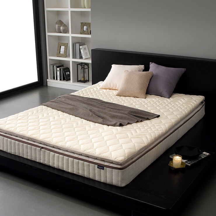 럭스나인 천연라텍스 패드 (5cm) - 슈퍼싱글, 베이지