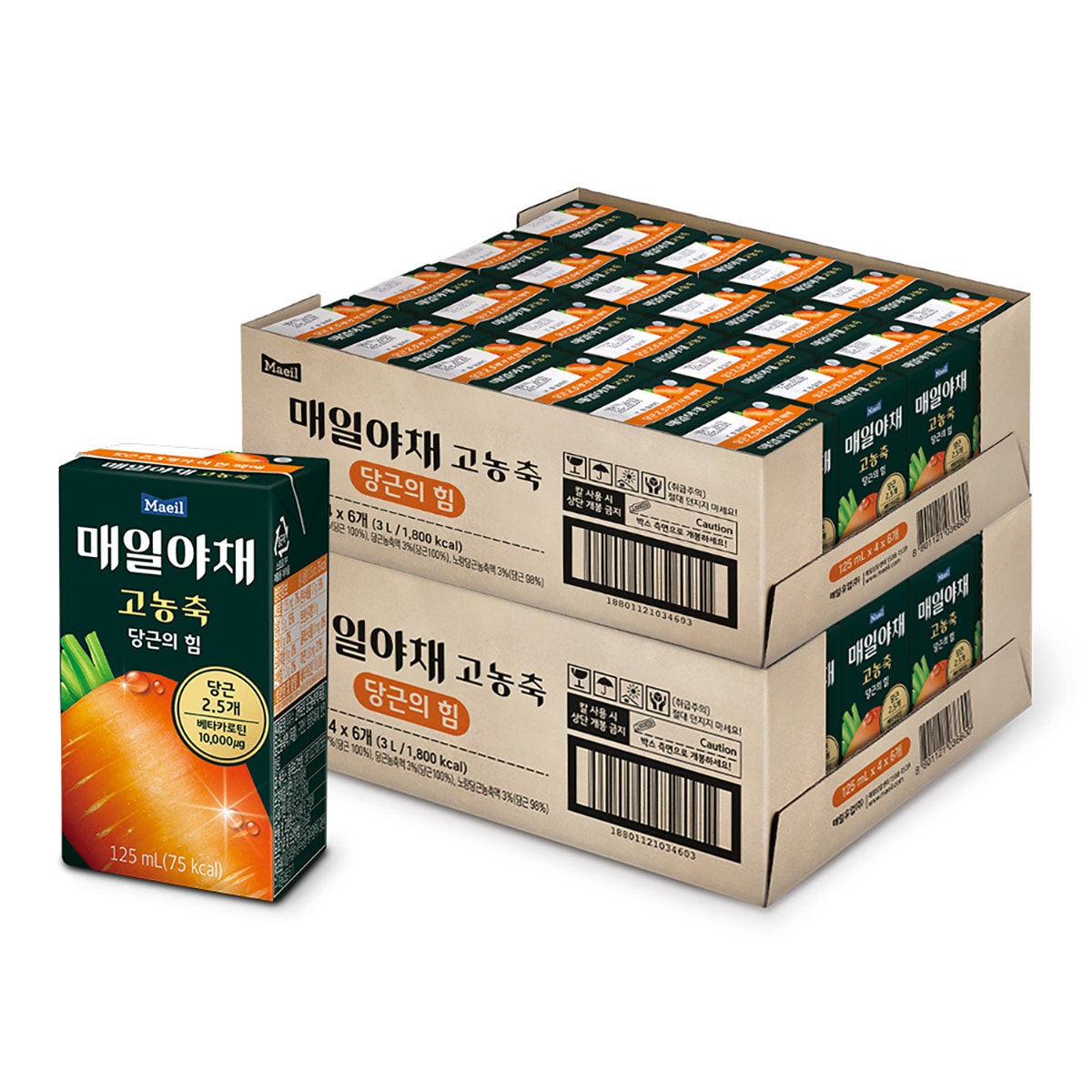 매일야채 주스 125ml x 24 x 2