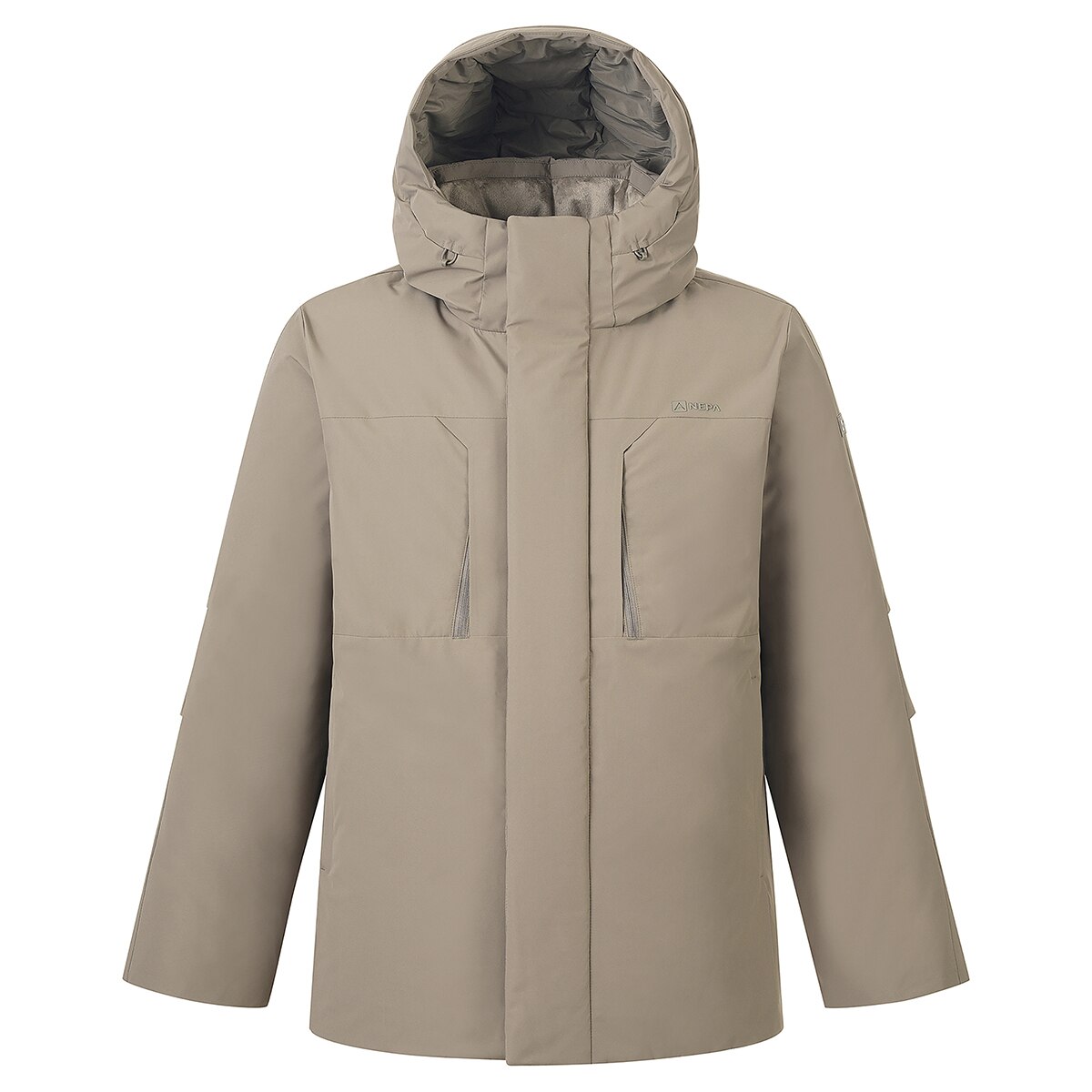 네파 남성 미드 구스다운 재킷 - 그레이시 베이지 네파 남성 미드 구스다운 재킷 - 그레이시 베이지