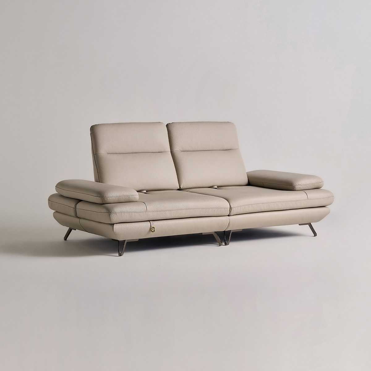 다우닝 모아나 스윙 전체 천연가죽 소파 3인