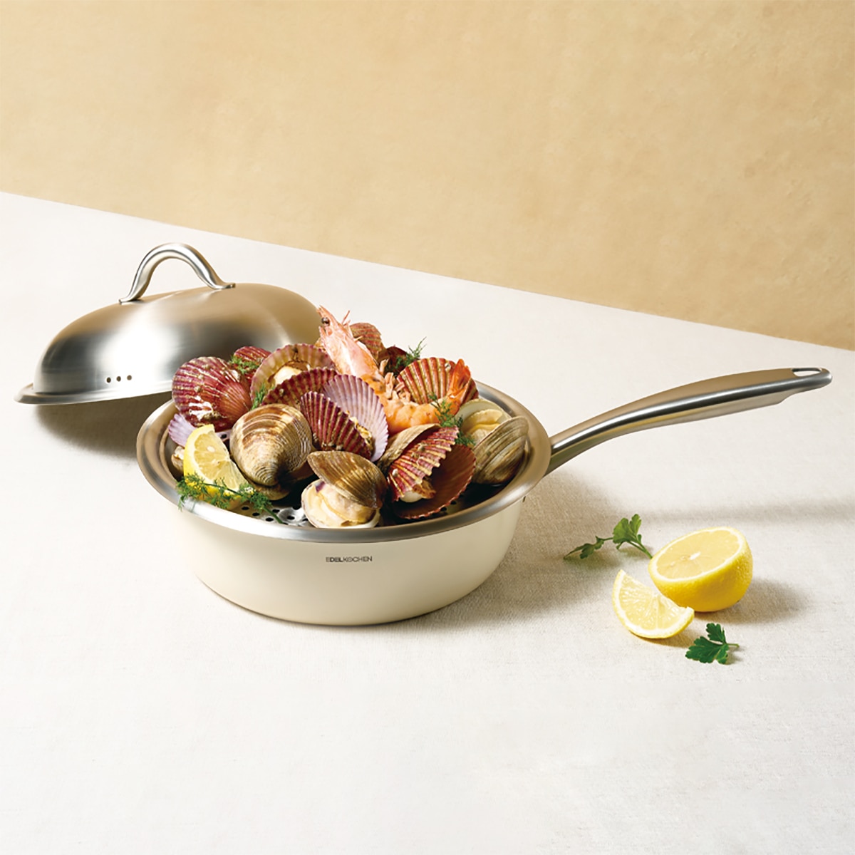 에델코첸 통 3중 멀티 웍팬24cm (찜판 포함)