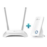 티피링크 N300 공유기+확장기 세트 (Wi-fi 4)