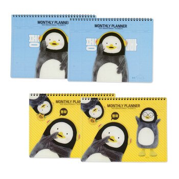 펭수먼쓸리 플래너4PK 펭수먼쓸리 플래너4PK