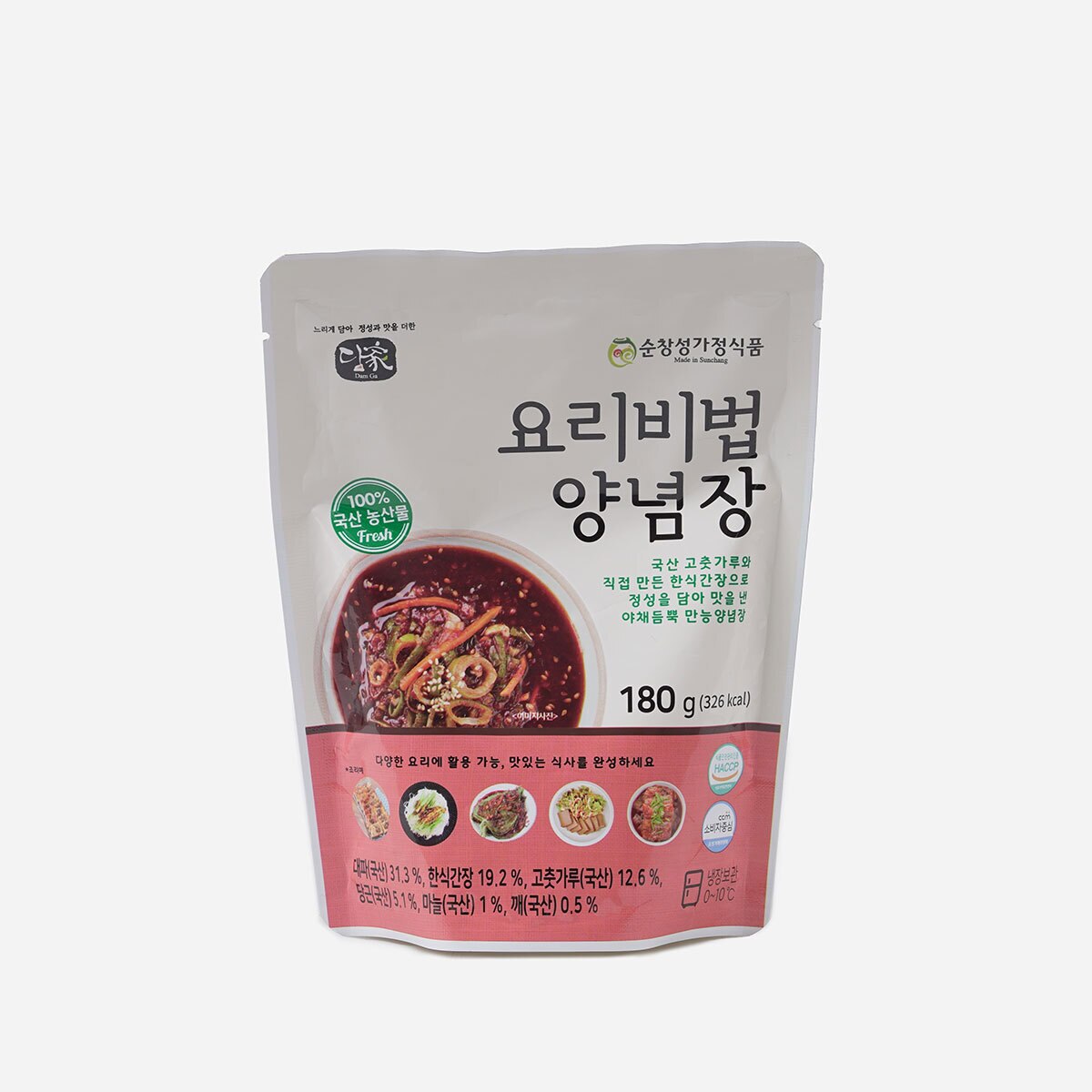 담가 요리비법 양념장180g x 6