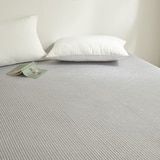 루마인 홈 순면 방수 매트리스 커버 - 퀸, 그레이