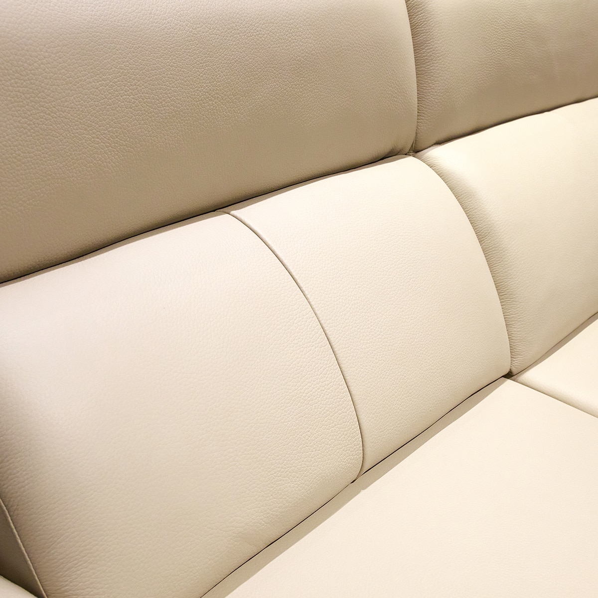 사트바 프라임 통가죽 슬라이딩 소파 4인