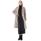 비지트 인 뉴욕 여성 캐시미어혼방 구스안감 코트 - 오트밀, M 비지트 인 뉴욕 여성 캐시미어혼방 구스안감 코트 - 오트밀, M