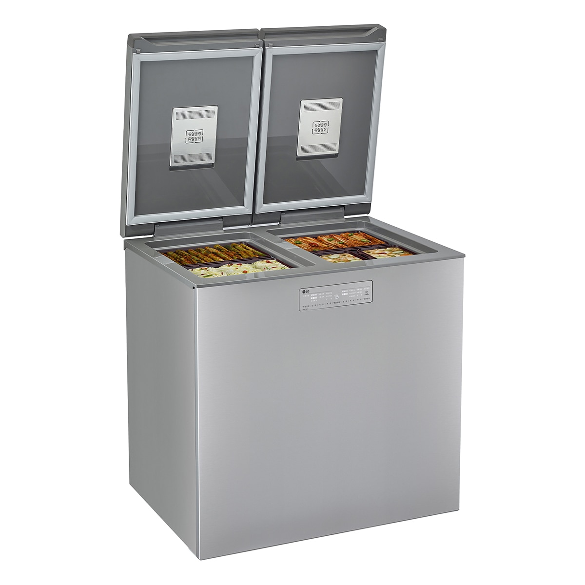엘지 디오스 김치톡톡 217L- 메탈 샤이니퓨어