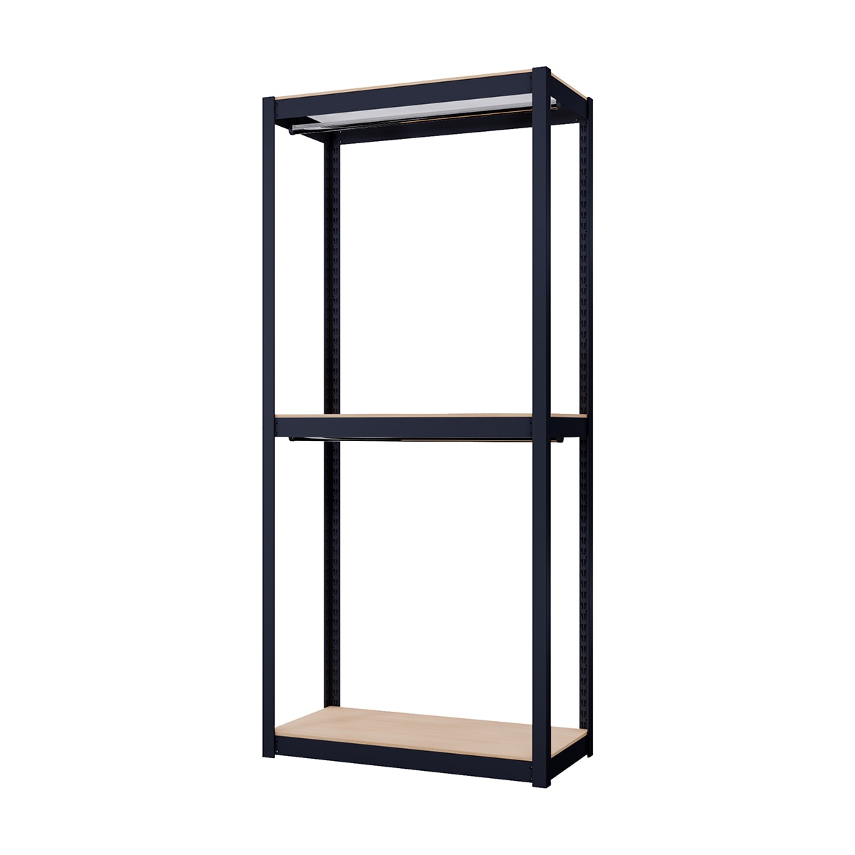 스피드랙 다용도 3단 철제 행거 80 x 40 x 180cm - 블랙 스피드랙 다용도 3단 철제 행거 80 x 40 x 180cm - 블랙