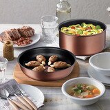 테팔 티타늄 매직 핸즈 쿡웨어 세트 5P - 펄 브라운