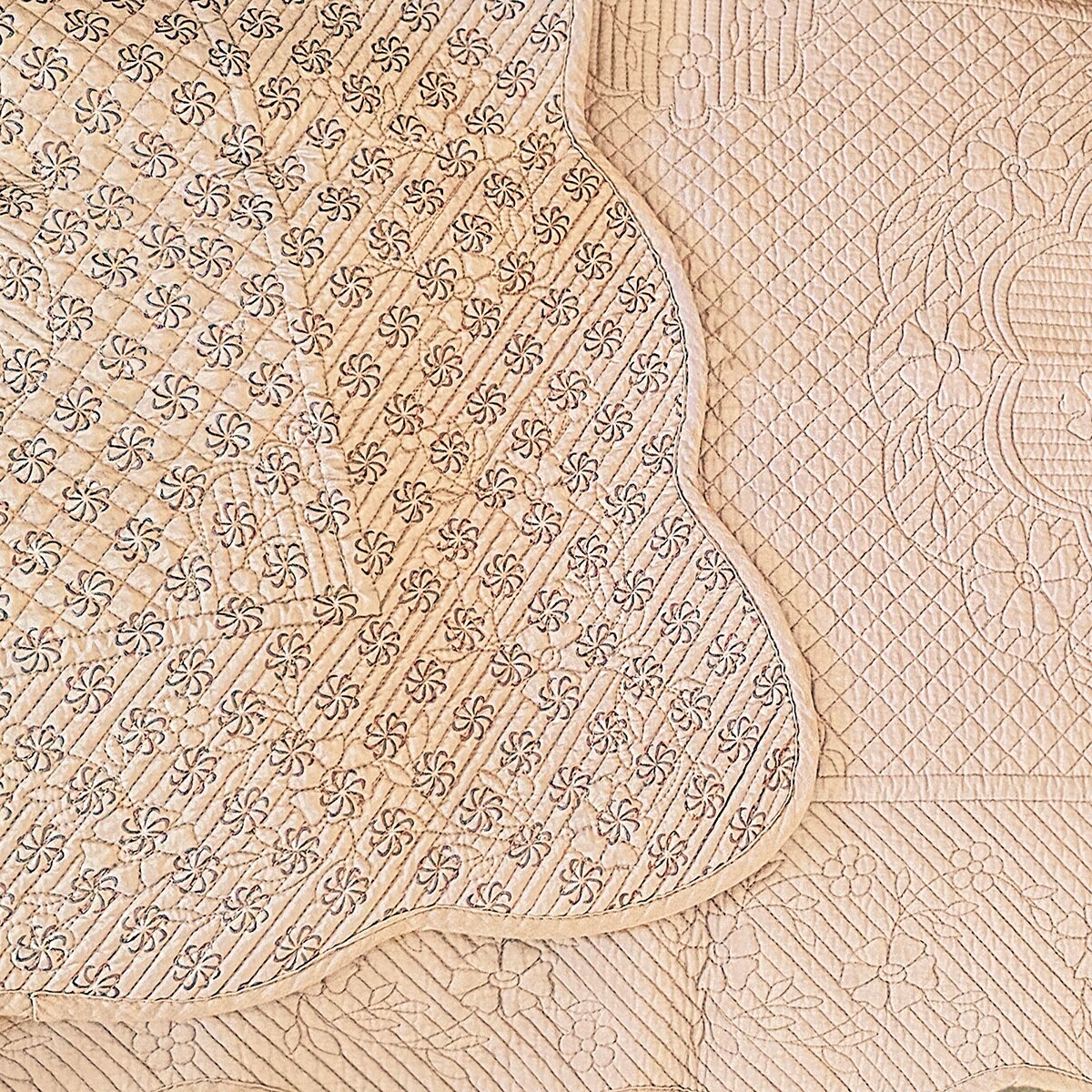 플로티나 피오니 면 소파 러그 70x240cm - 베이지