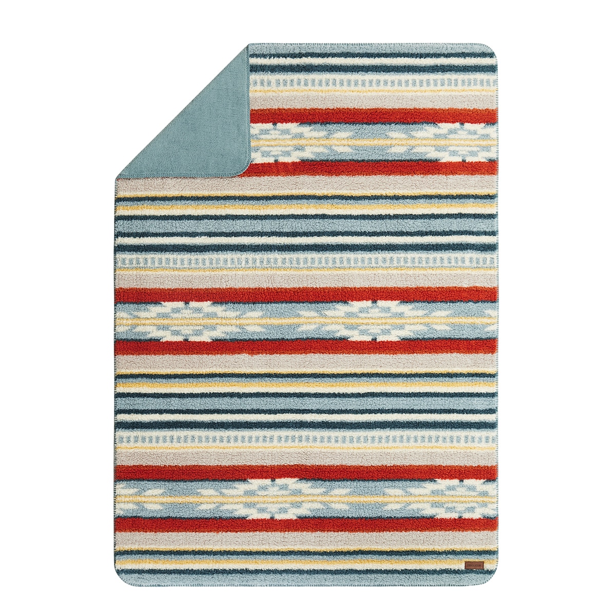 Pendleton 셔파 담요 127x177cm - 살틸로스트라이프(아쿠아)