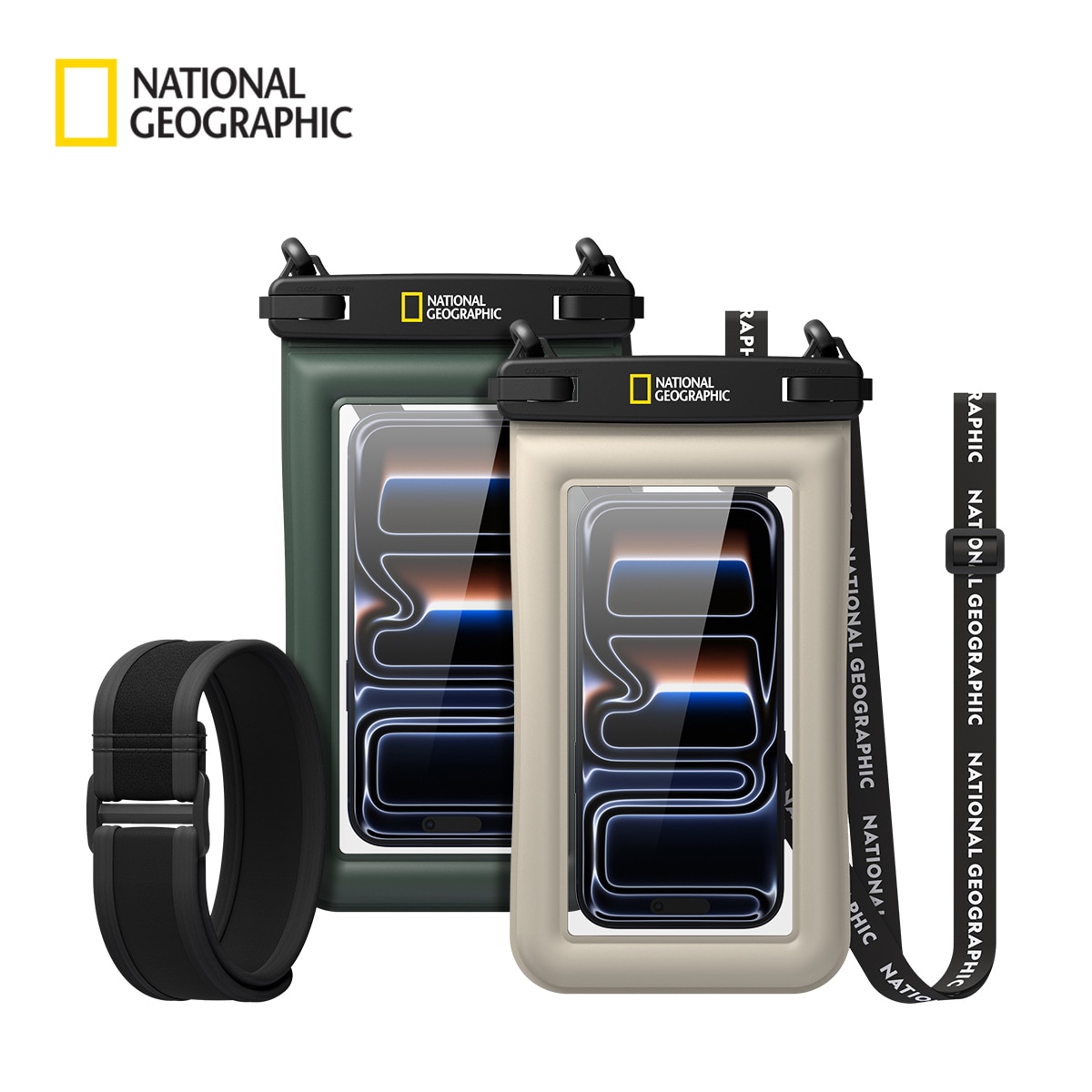 내셔널지오그래픽 스마트폰 방수팩 2개