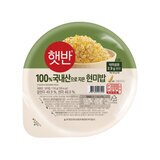 햇반 100% 현미밥 작은 공기 130g x 36