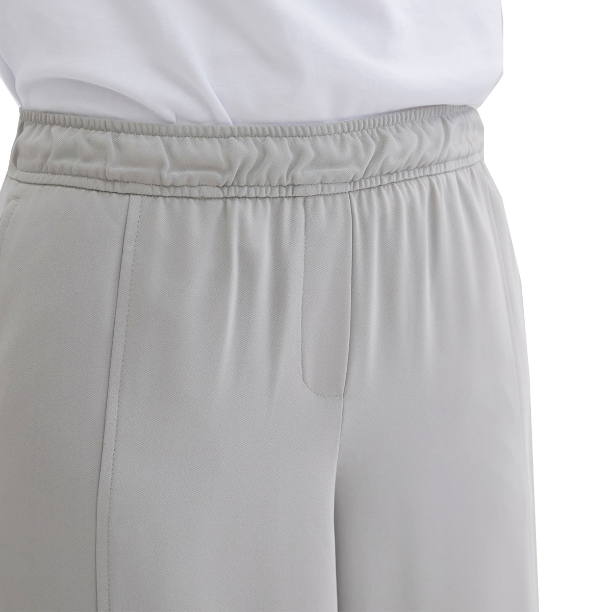 보니스팍스 여성 소프트 밴딩 팬츠 - 라이트 베이지, S