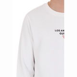 게스 남성 긴소매 티셔츠 - 아이보리(삼각), L