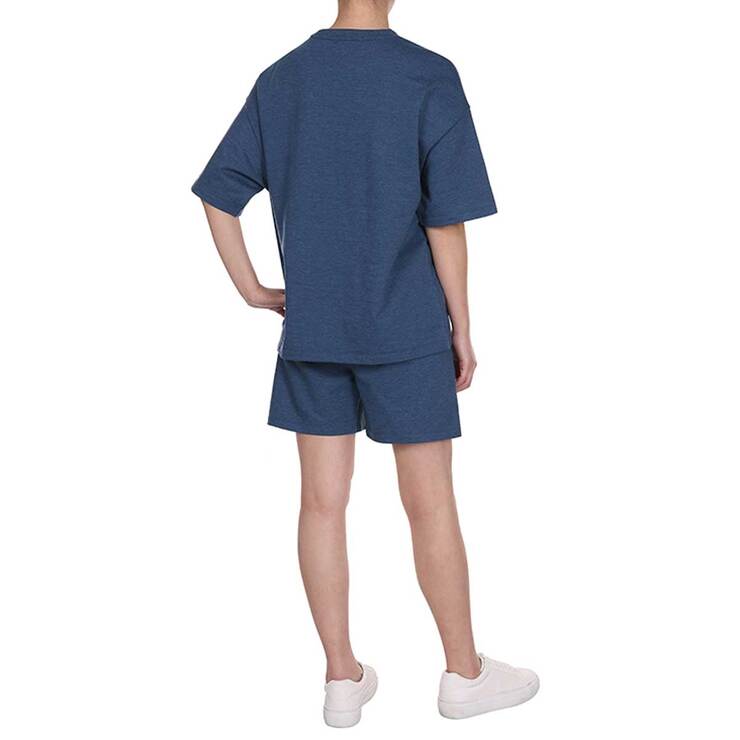 게스 여성 코튼 라운지 상하의 세트 - 블루, M