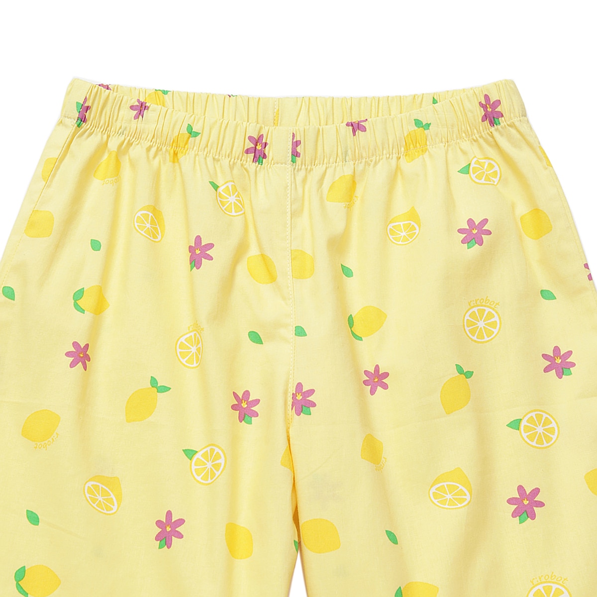 알로봇 키즈 파자마 세트 - 옐로우