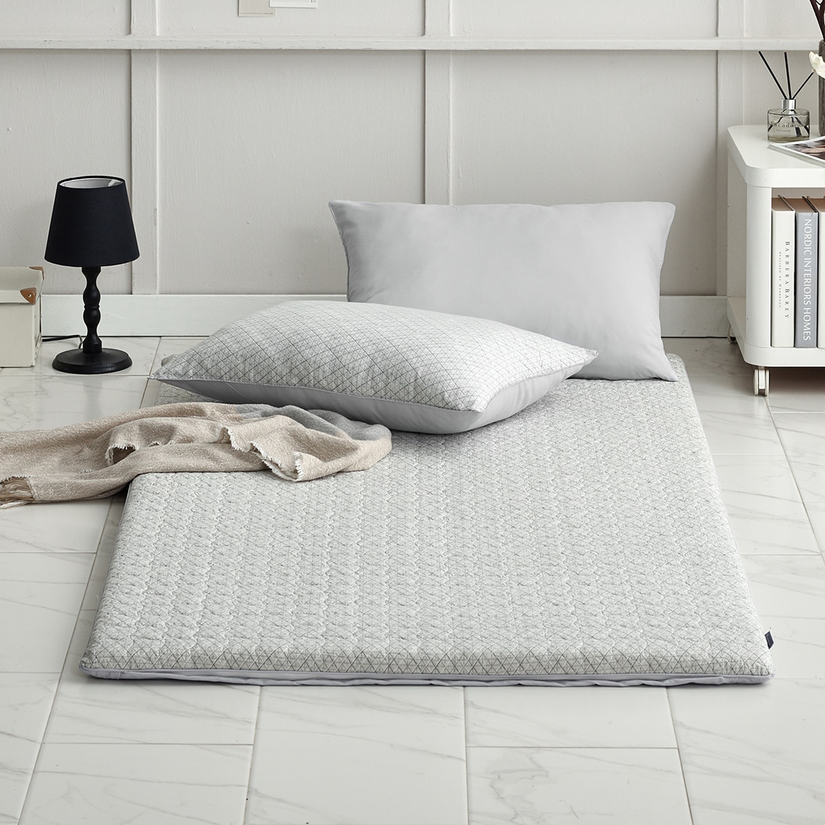 에이프릴앳홈 AMB 목화솜 워싱면요 - 싱글, 마인(그레이) 에이프릴앳홈 AMB 목화솜 워싱면요 - 싱글, 마인(그레이)