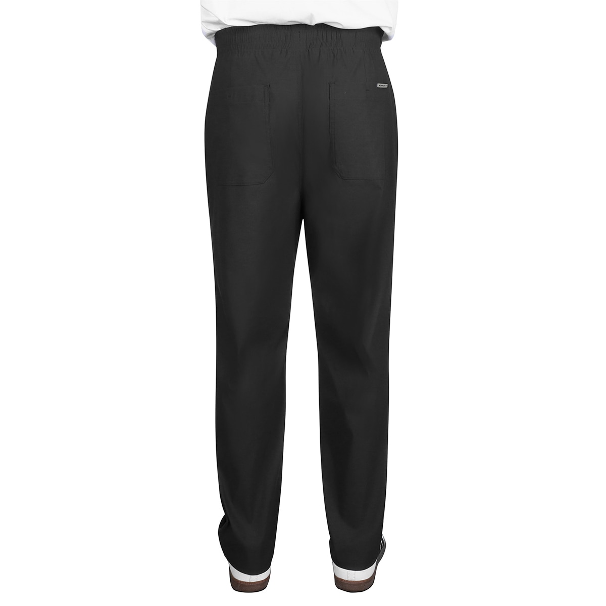 케네스콜 남성 테이퍼드 스트링 바지 - 블랙