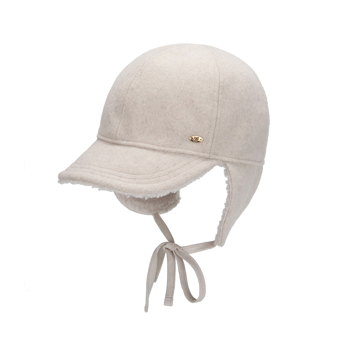 화이트샌즈 울 헤어 이어머프 캡 오비크