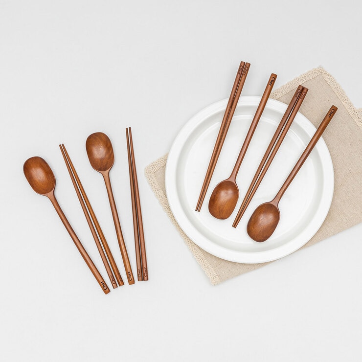 Masion Object Cher Wood Cutlery 8P 677457