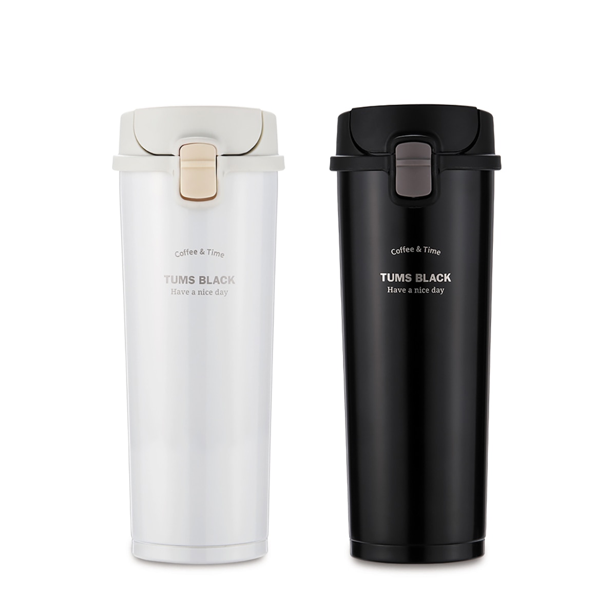 텀스 블랙 스텐 텀블러 500ml x 2PK