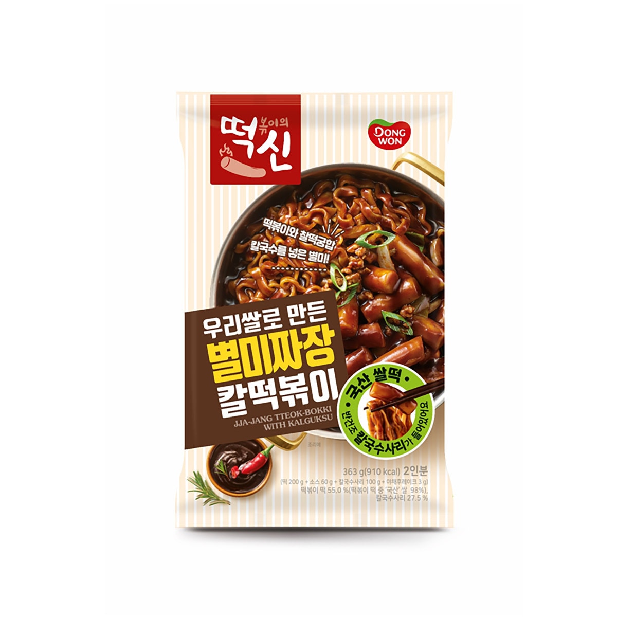동원 떡볶이의 신 별미짜장칼떡볶이363gx 4