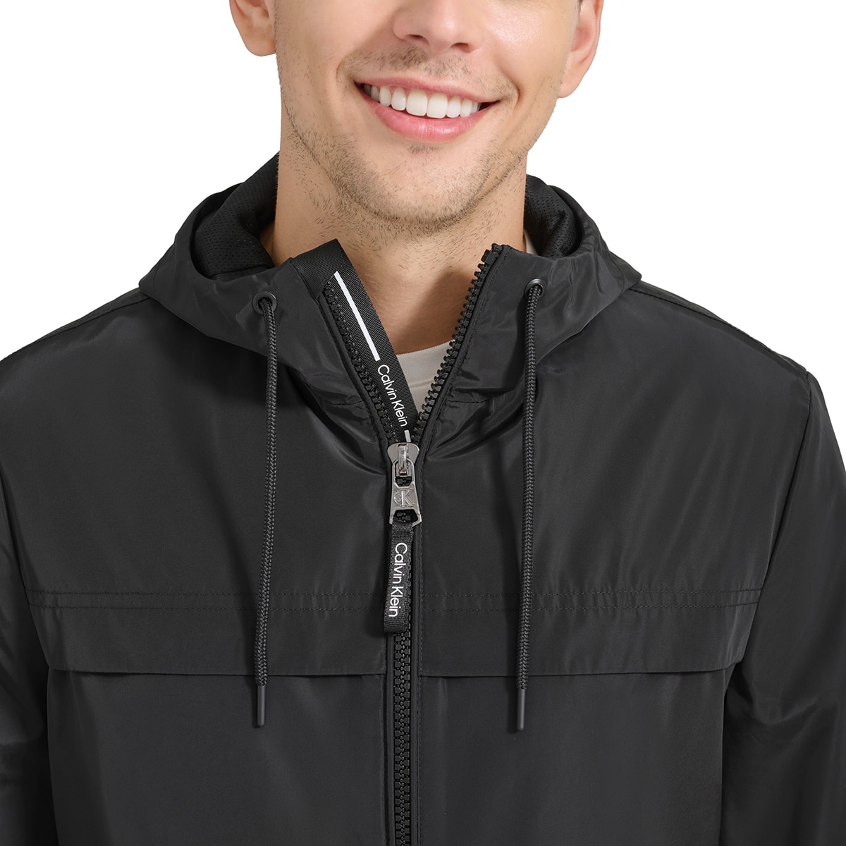 캘빈클라인 남성 바람막이 재킷 - 블랙, L