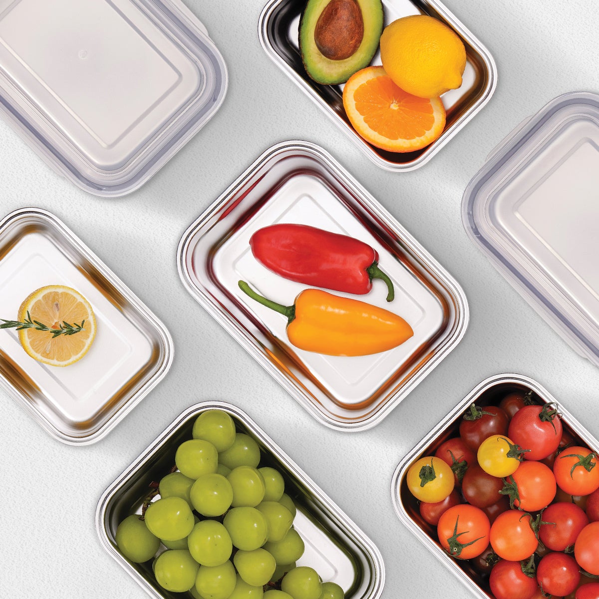 네오플램 스테인리스 밀폐용기 12P 네오플램 스테인리스 밀폐용기 12P