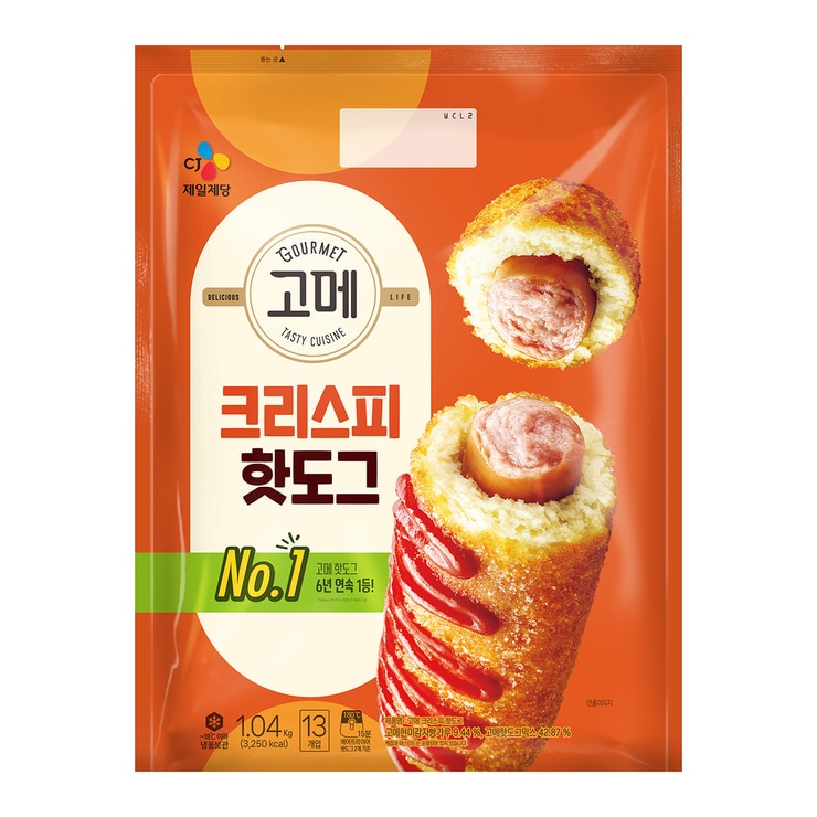 고메 핫도그 크리스피 1.04Kg x 2