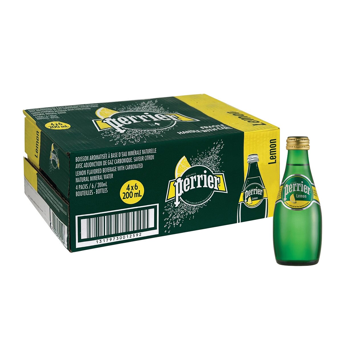페리에 탄산수 레몬/라임/플레인 200ml x 24병 - 레몬