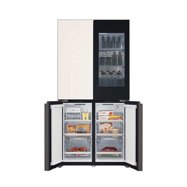 엘지 오브제 FIT&MAX 노크온냉장고 613L 엘지 오브제 FIT&MAX 노크온냉장고 613L