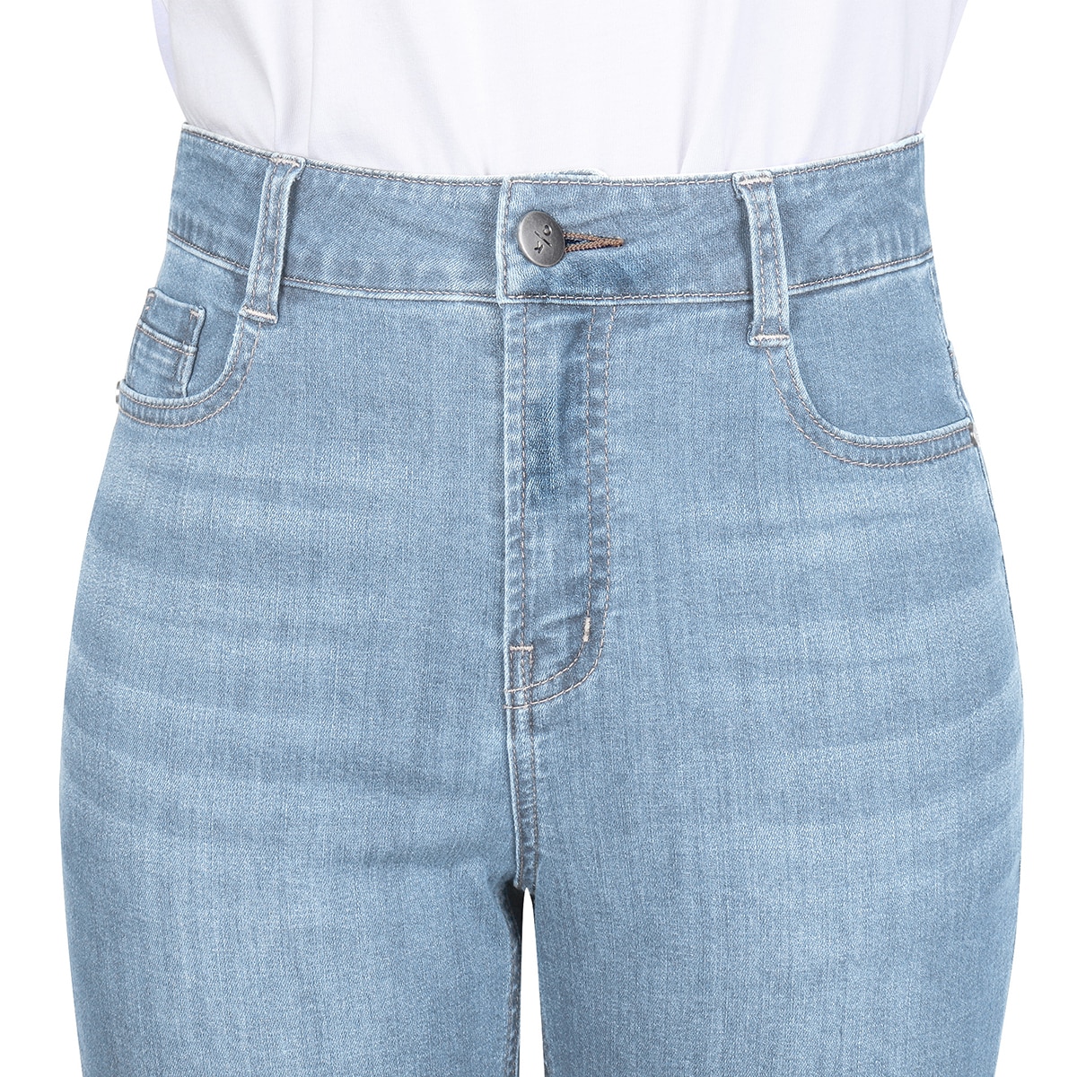 케네스콜 여성 저온스 루즈 스트레이트핏 청바지