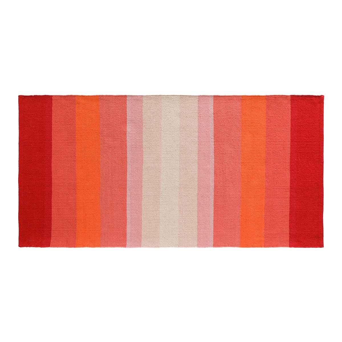 오리고 선염 코튼 엑센트 러그 60x120cm - 피어리레드 오리고 선염 코튼 엑센트 러그 60x120cm - 피어리레드