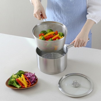 쿡에버 올인원 편수 냄비 3P (채망포함)