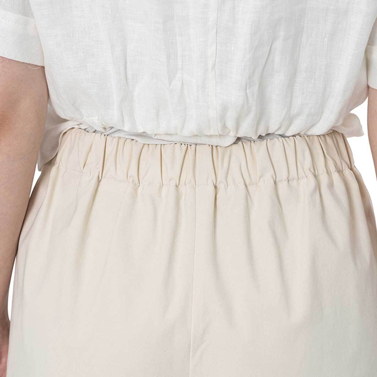 비지트 인 뉴욕 여성 반바지 - 라이트 베이지, XL