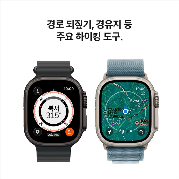 Apple Watch Ultra 3 GPS + Celluar BT/BC 트레일 루프 -S/M