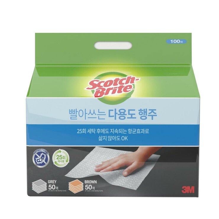 스카치브라이트 다용도 행주 청소포 100매 / 최소구매 2 스카치브라이트 다용도 행주 청소포 100매 / 최소구매 2