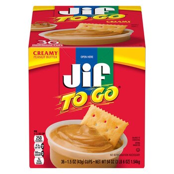 JIF TO GO 땅콩버터43G X 36 JIF TO GO 땅콩버터43G X 36